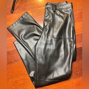 7 For All Mankind Faux Leather Pants